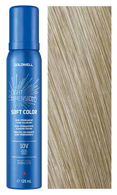 Goldwell LightDimensions Soft Color Мягкая тонирующая пенка для волос 10V 