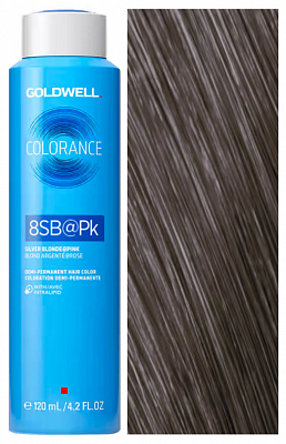 Goldwell Colorance 8SB@PK серебристый блонд с розовым сиянием 