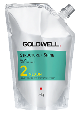 Goldwell Structure + Shine MEDIUM/2 Агент 1 Смягчающий крем 