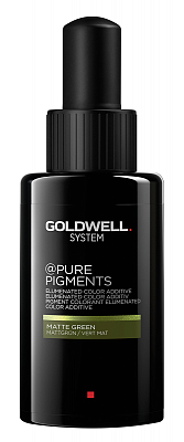 Goldwell @Pure Pigments Matte Green Матовый зеленый Прямой пигмент 